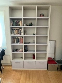 Boekenkast, Ophalen, Met plank(en), 50 tot 100 cm, Zo goed als nieuw