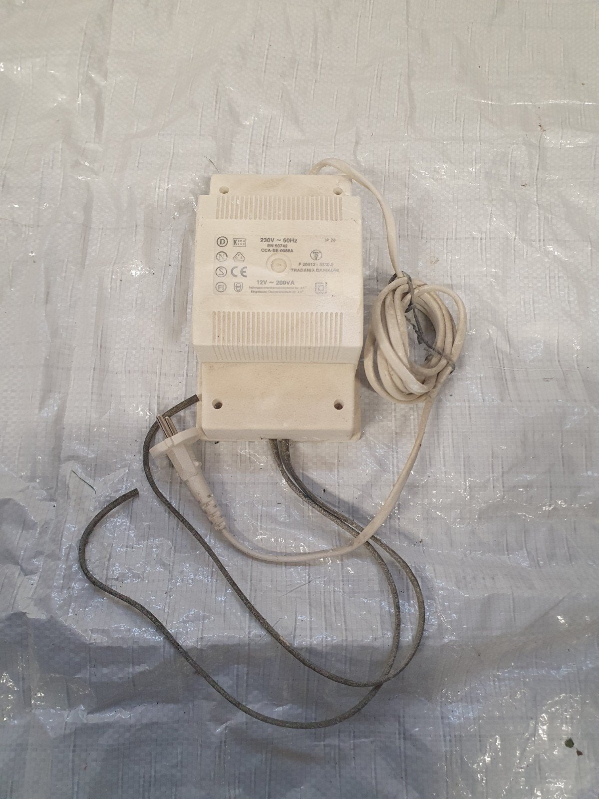 Trandania Danmark 12V transformator 200VA (model F 20012), Ophalen of Verzenden, Gebruikt, Overige merken, Omvormer