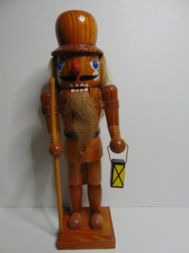 Kerst handgemaakte houten notenkraker  Erzgebirge, Diversen, Ophalen of Verzenden, Gebruikt