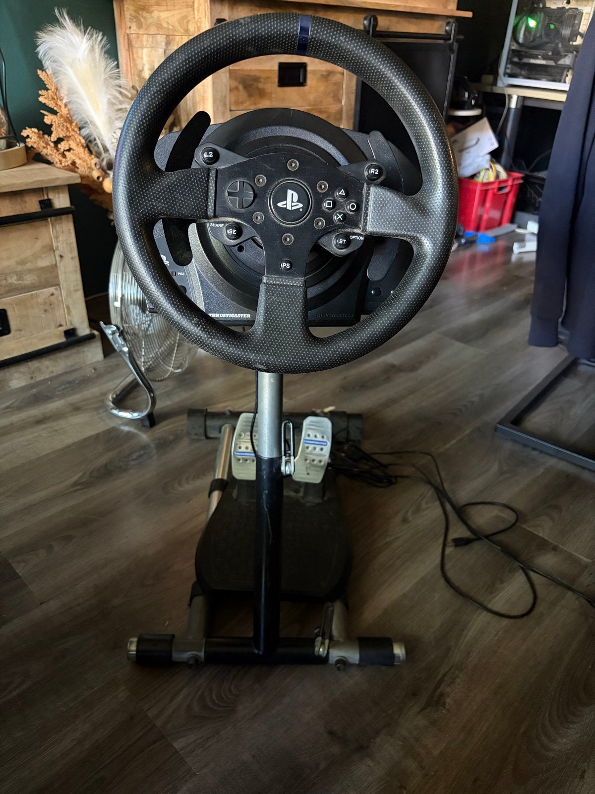 Thrustmaster T300RS GT Edition racestuur met pedalen, Ophalen of Verzenden, Gebruikt, Stuur of Pedalen, PlayStation 4