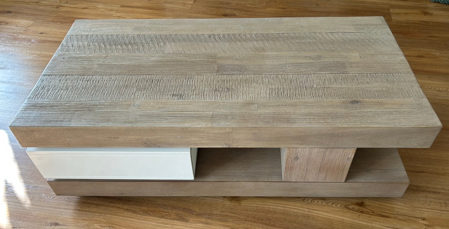 Mooie salontafel van Henders & Hazel, in goede staat!, Huis en Inrichting, Ophalen, Zo goed als nieuw, Rechthoekig, 50 tot 100 cm