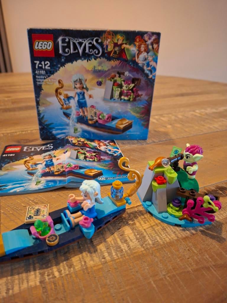 Lego Elves 41181 Naida's gondel en de goblin dief, Ophalen of Verzenden, Zo goed als nieuw