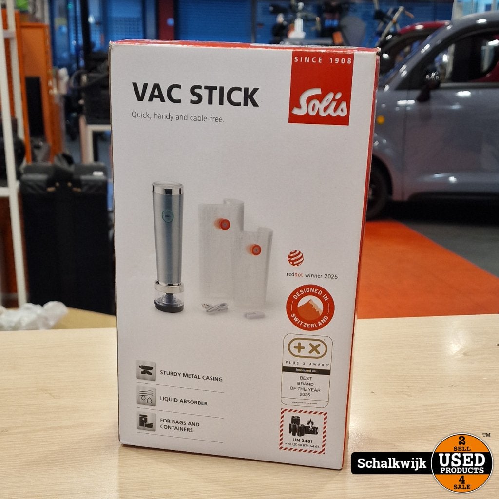 Solis Vac Stick 92205 vacuum sealer nieuw in doos, 2K Games, Gebruikt, https://support.2k.com/hc/nl, 10 Hamilton Landing, Novato, CA 94949, Verenigde Staten