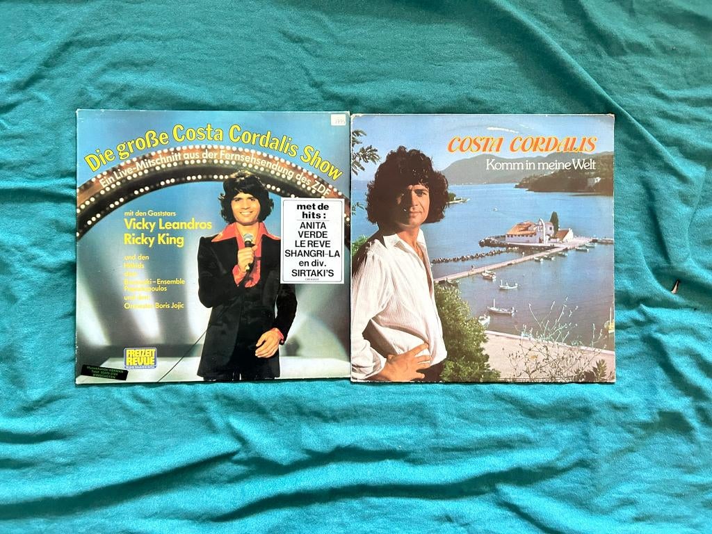4 LP's Costa Cordalis (ook per stuk te koop), Cd's en Dvd's, Vinyl | Pop, Ophalen of Verzenden, 1980 - 1989, Gebruikt, 12 inch