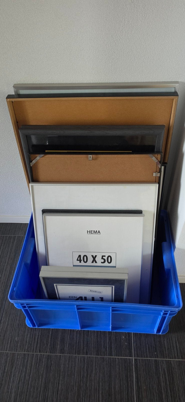 Grote partij fotolijsten  + SHIRT-LIJSTEN, Audio, Tv en Foto, Fotografie | Fotolijsten, Gebruikt, Hangend, Hout, Overige typen