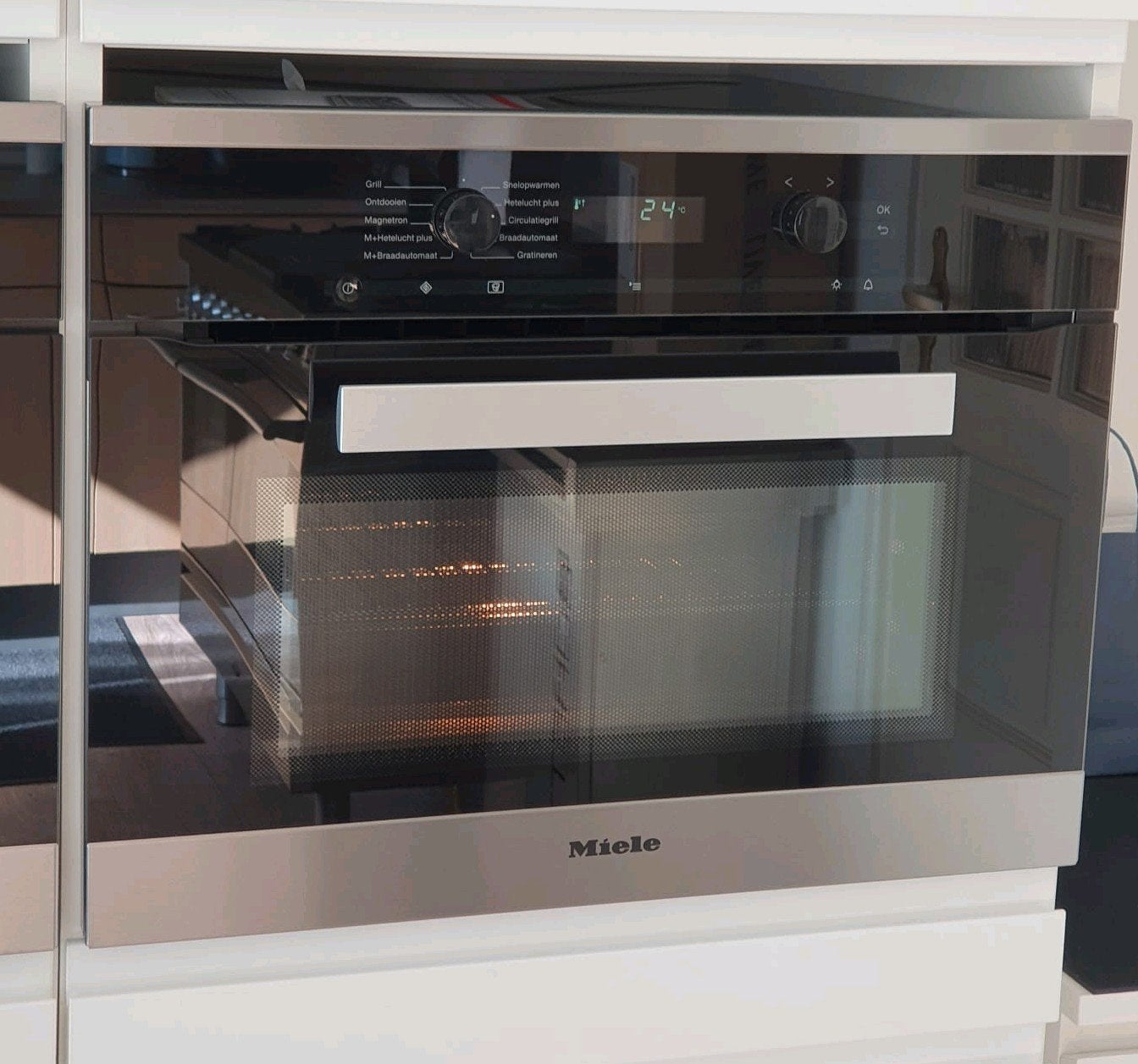 Luxe Miele H 6200 BM combi magnetron ( met bijpassende oven), Witgoed en Apparatuur, Ophalen, Combimagnetron, Hete lucht, Zo goed als nieuw