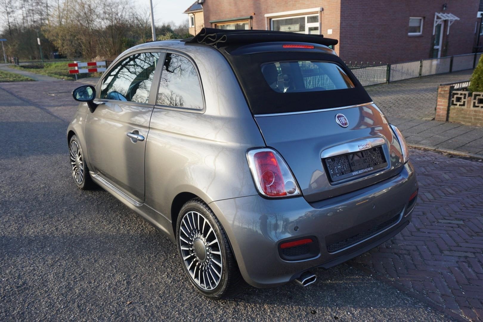 Fiat 500 Cabrio 1.2 Sport ,Bluetooth ,Garantie,, Euro 5, Gebruikt, 4 cilinders, Cabriolet