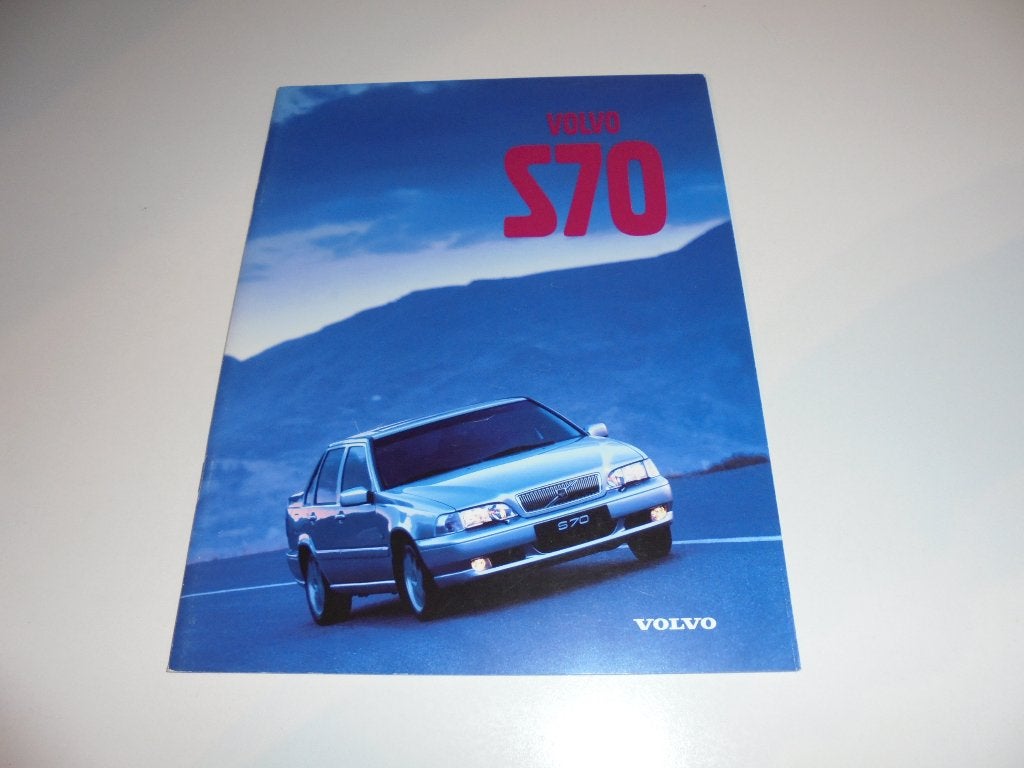 brochure Volvo S70  1998, Ophalen of Verzenden, Zo goed als nieuw, Volvo