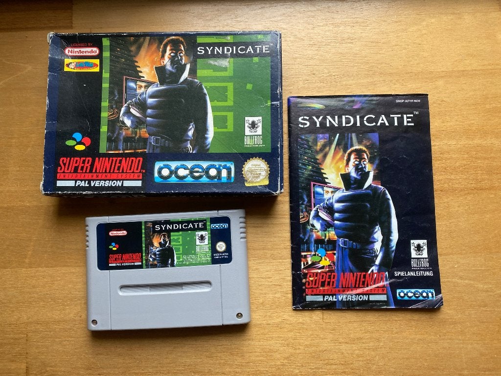 syndicate snes Noe, Avontuur en Actie, 1 speler, Ophalen of Verzenden, Zo goed als nieuw