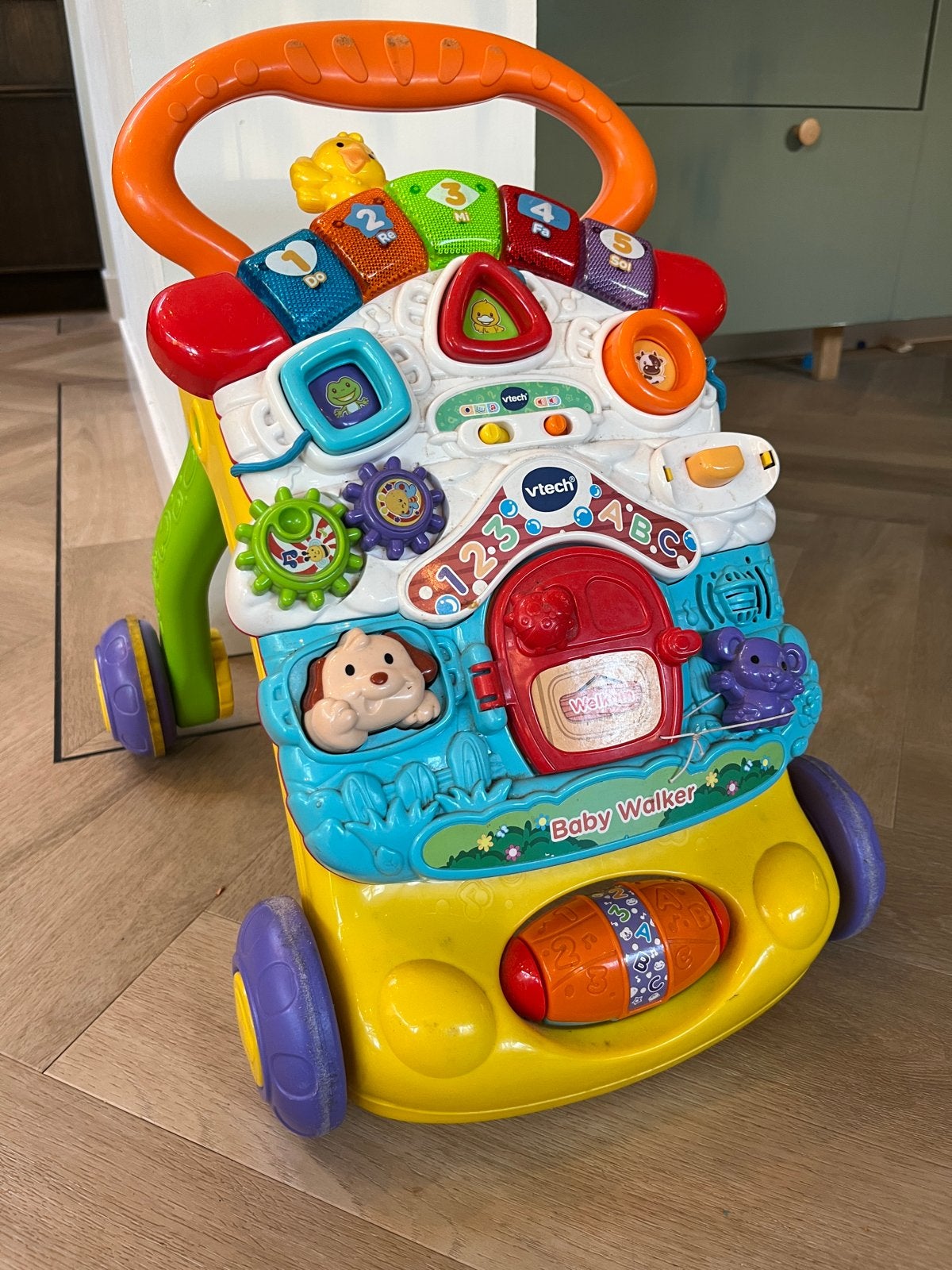 VTech Baby Walker Interactieve Loopwagen, Ophalen, Gebruikt, Overige typen, Met licht