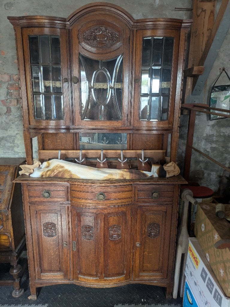 Antiek Houten Buffetkast, Antiek en Kunst, Ophalen