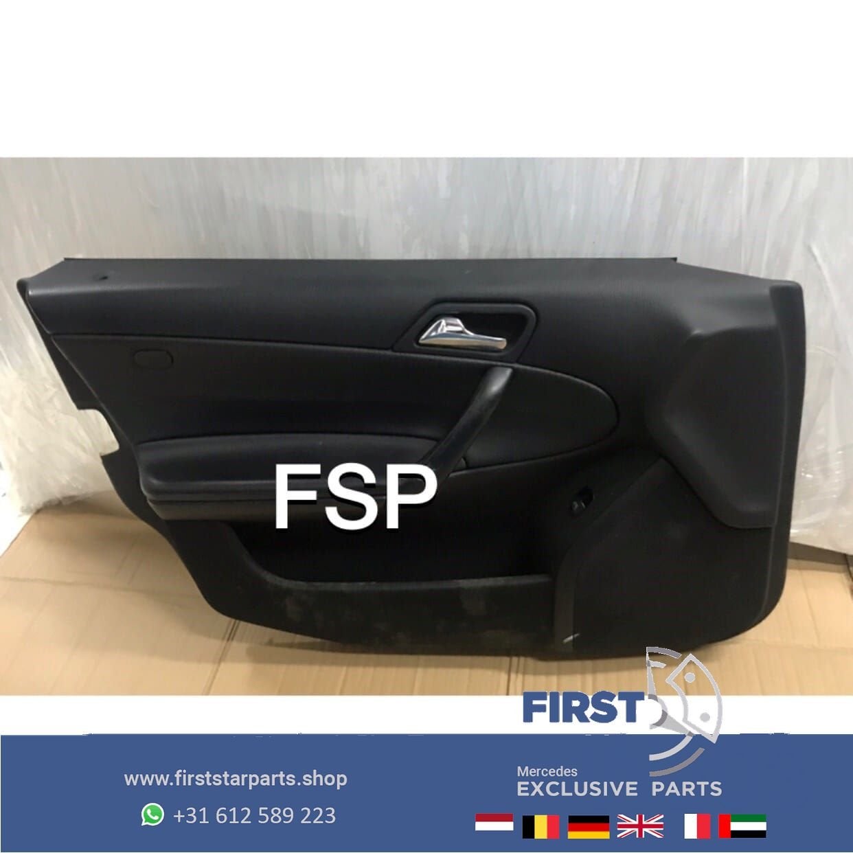 W203 DEURPANEEL Mercedes C KLASSE 2001-2007 DEUR PANEEL KAAR, Gebruikt, -, Ophalen of Verzenden, -