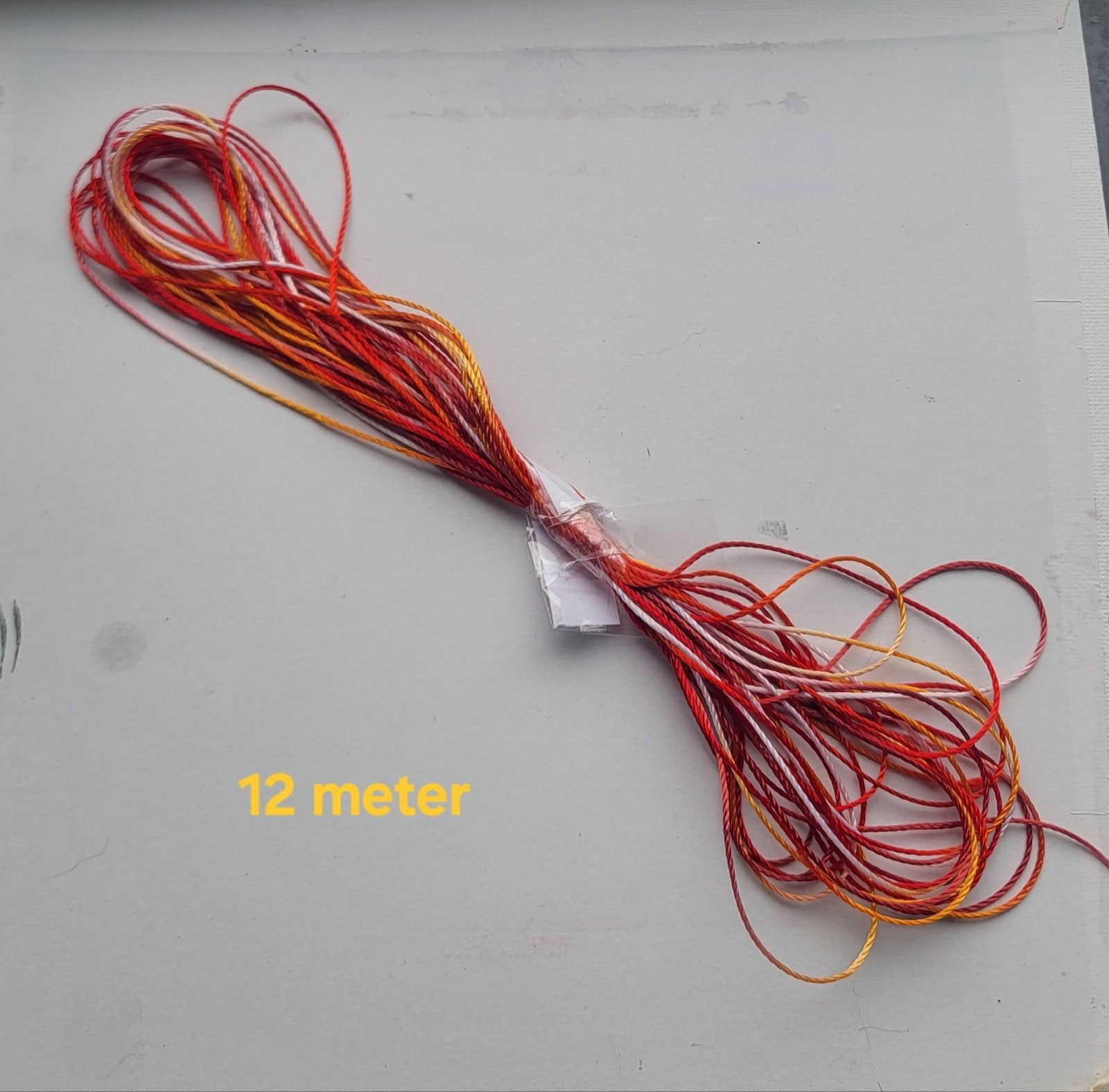 Paracord Mini-koord 12 meter - Diverse kleuren, Textiel, Nieuw, Meerkleurig, Ophalen of Verzenden