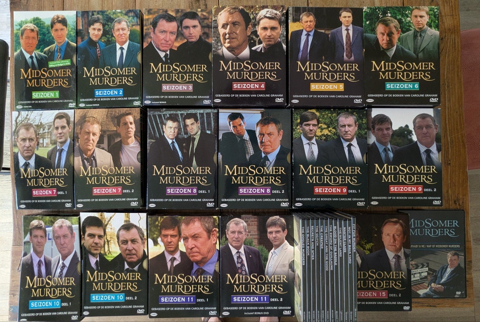 Midsomer Murders DVD Boxset Seizoenen 1-13,15, Vanaf 12 jaar, Ophalen of Verzenden, Zo goed als nieuw, Detective en Krimi