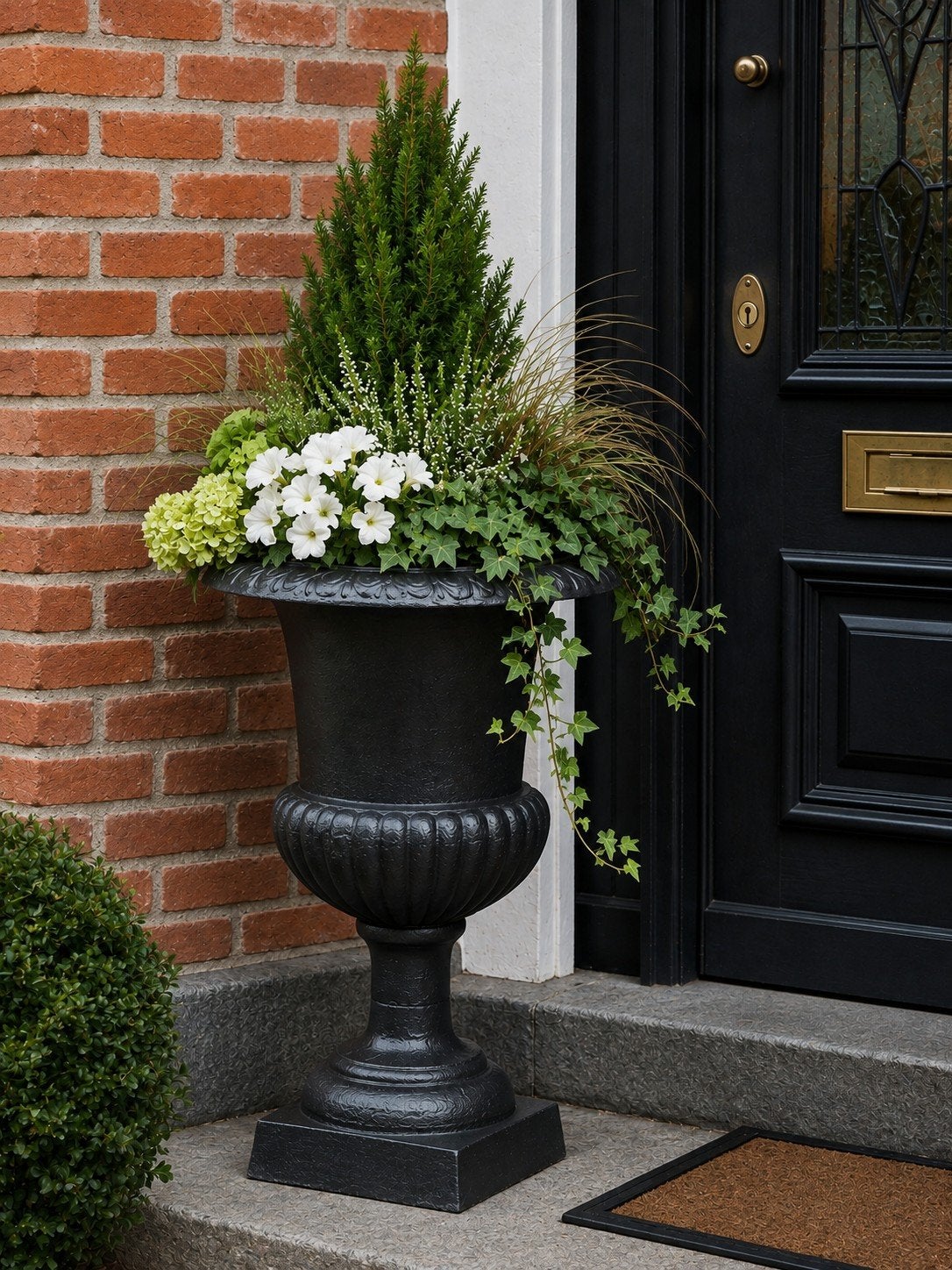 Klassieke gietijzeren siervaas / plantenbak, Ophalen