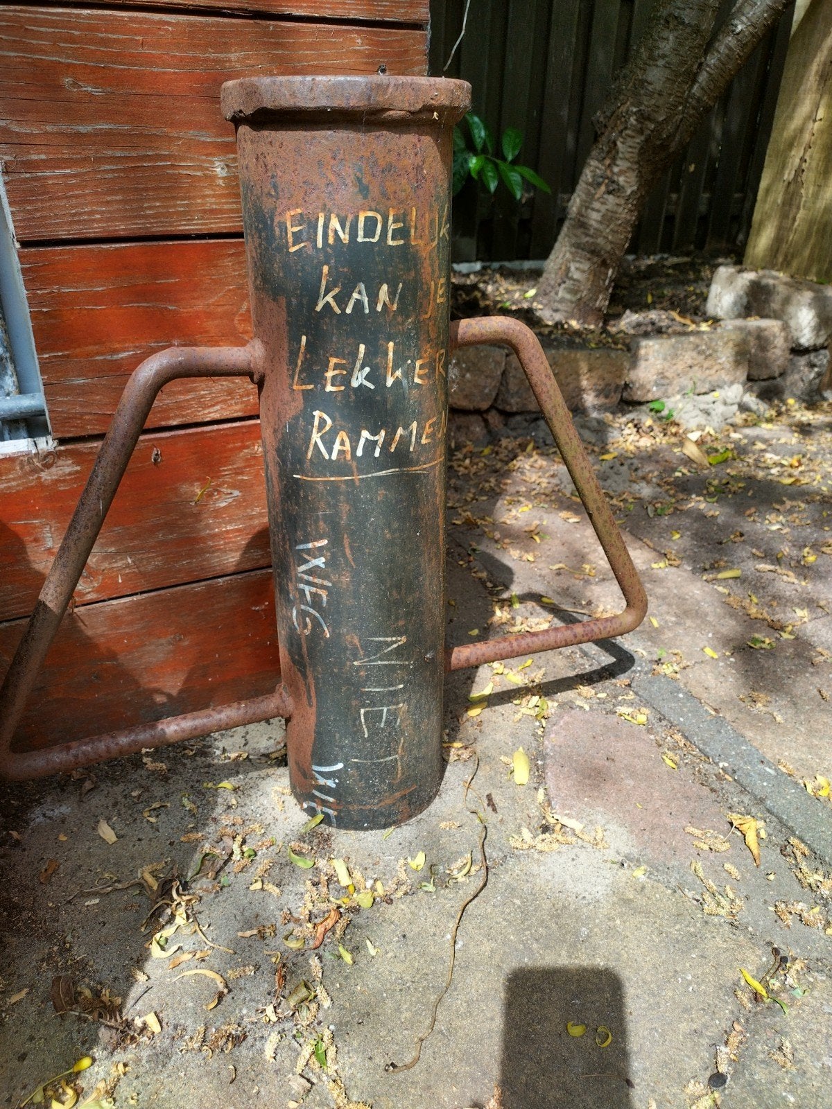 Palenrammer - Handig gereedschap voor palen plaatsen, Ophalen, Gebruikt, Overige typen, Overige merken