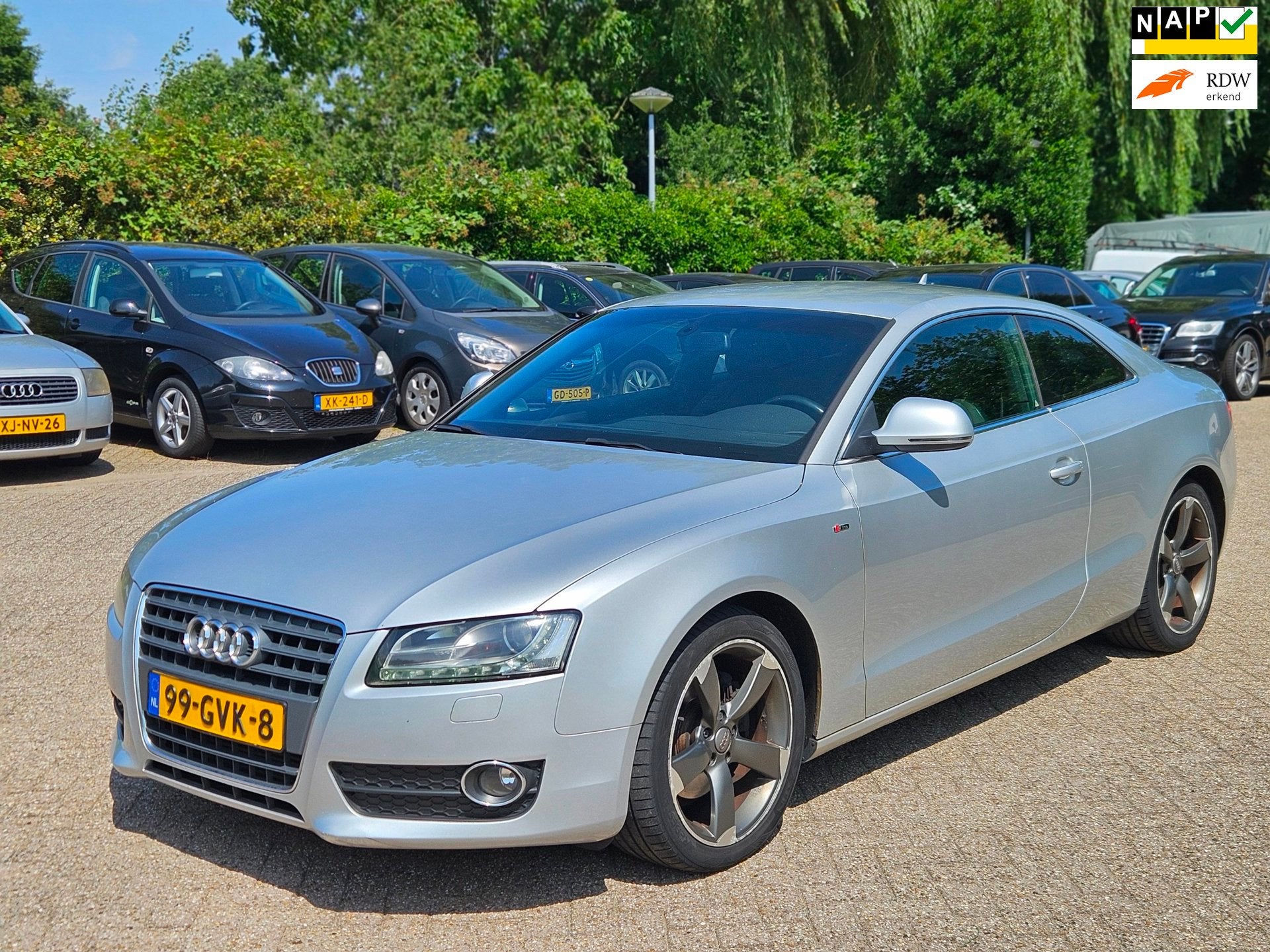 Audi A5 Coupé 1.8 TFSI Pro Line|AUT|Navi|Clima|PDC|APK 8-20, Auto's, Audi, Stof, Gebruikt, 4 cilinders, Parkeersensor
