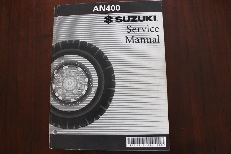 Suzuki AN400 2006 scooter service manual AN 400 K7, Motoren, Handleidingen en Instructieboekjes, Ophalen of Verzenden, Suzuki