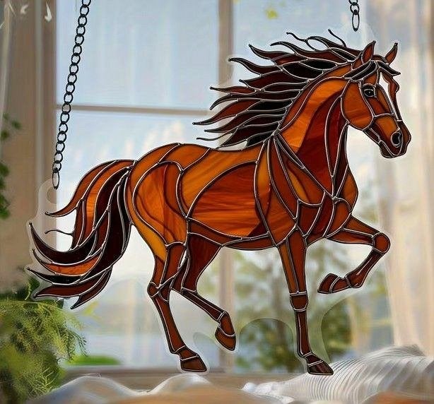 Raamhanger paard, Tuin en Terras, Tuinwanddecoratie, Verzenden, Nieuw
