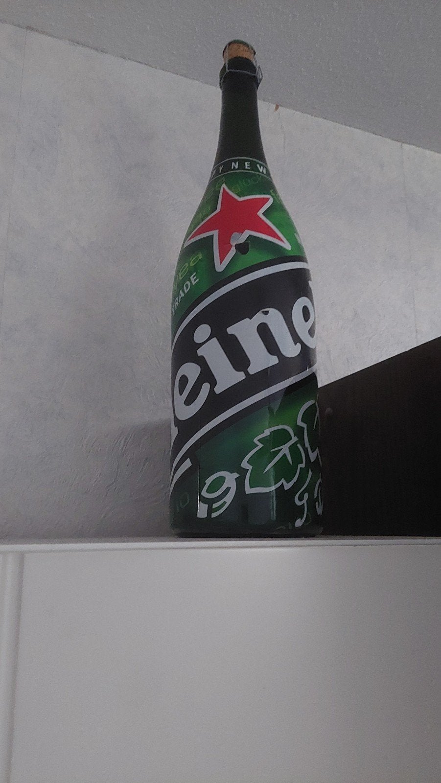 Grote decoratieve Heineken fles, Verzamelen, Ophalen, Gebruikt
