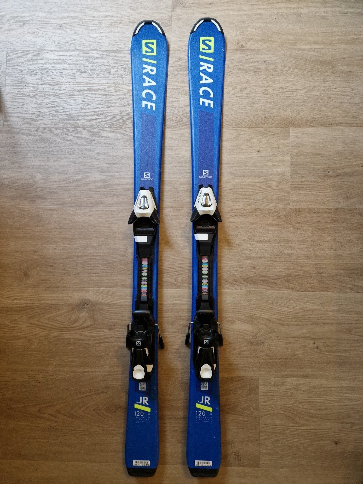 Salomon Race JR 120 Ski's met stokken, Ophalen, Gebruikt, 100 tot 140 cm, Salomon