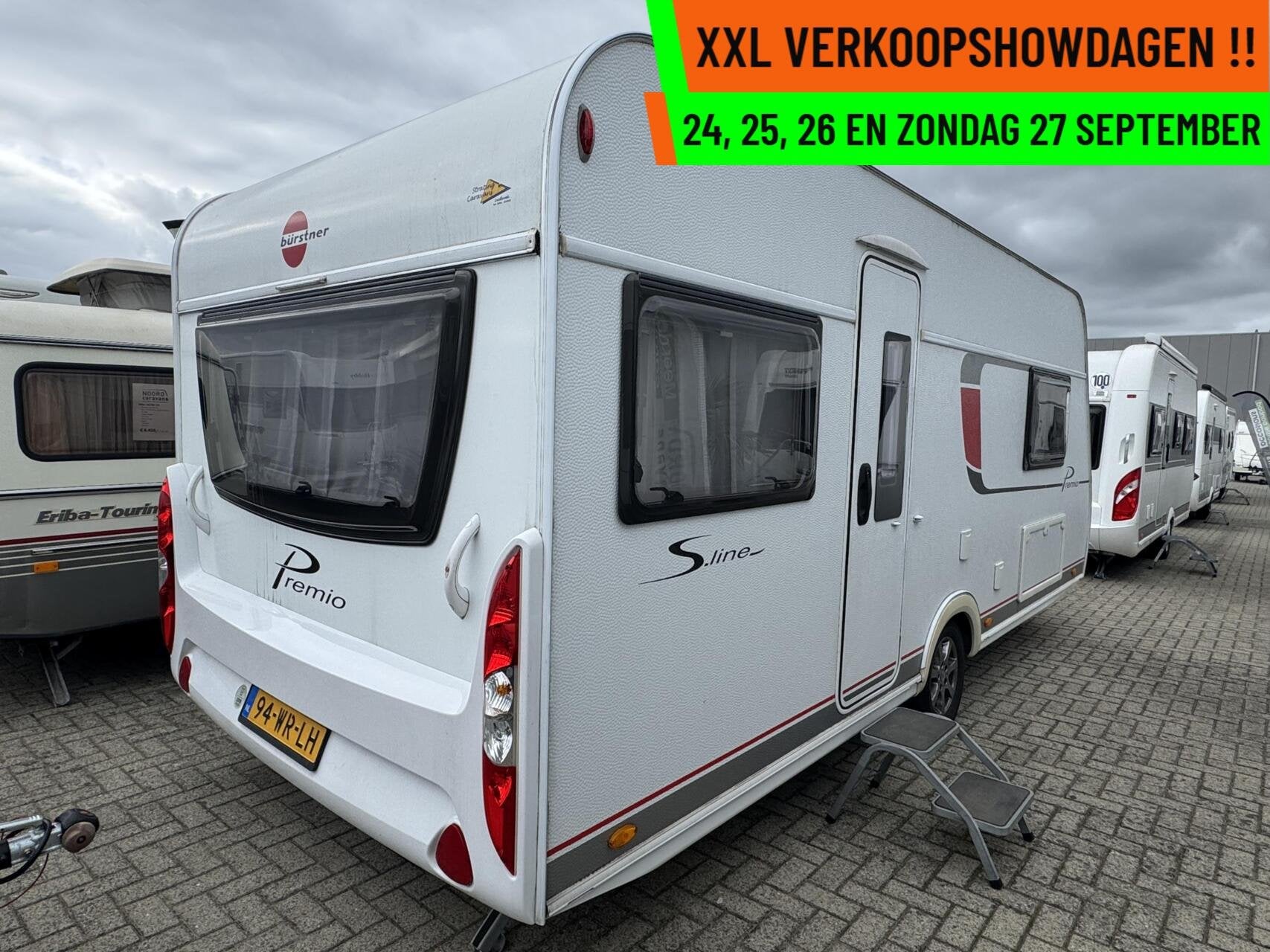Burstner PREMIO 460 TS, FRANSBED, RONDZIT, MOVER, FIETSENDR, Caravans en Kamperen, Rondzit, 7 tot 8 meter, Bedrijf, Bürstner