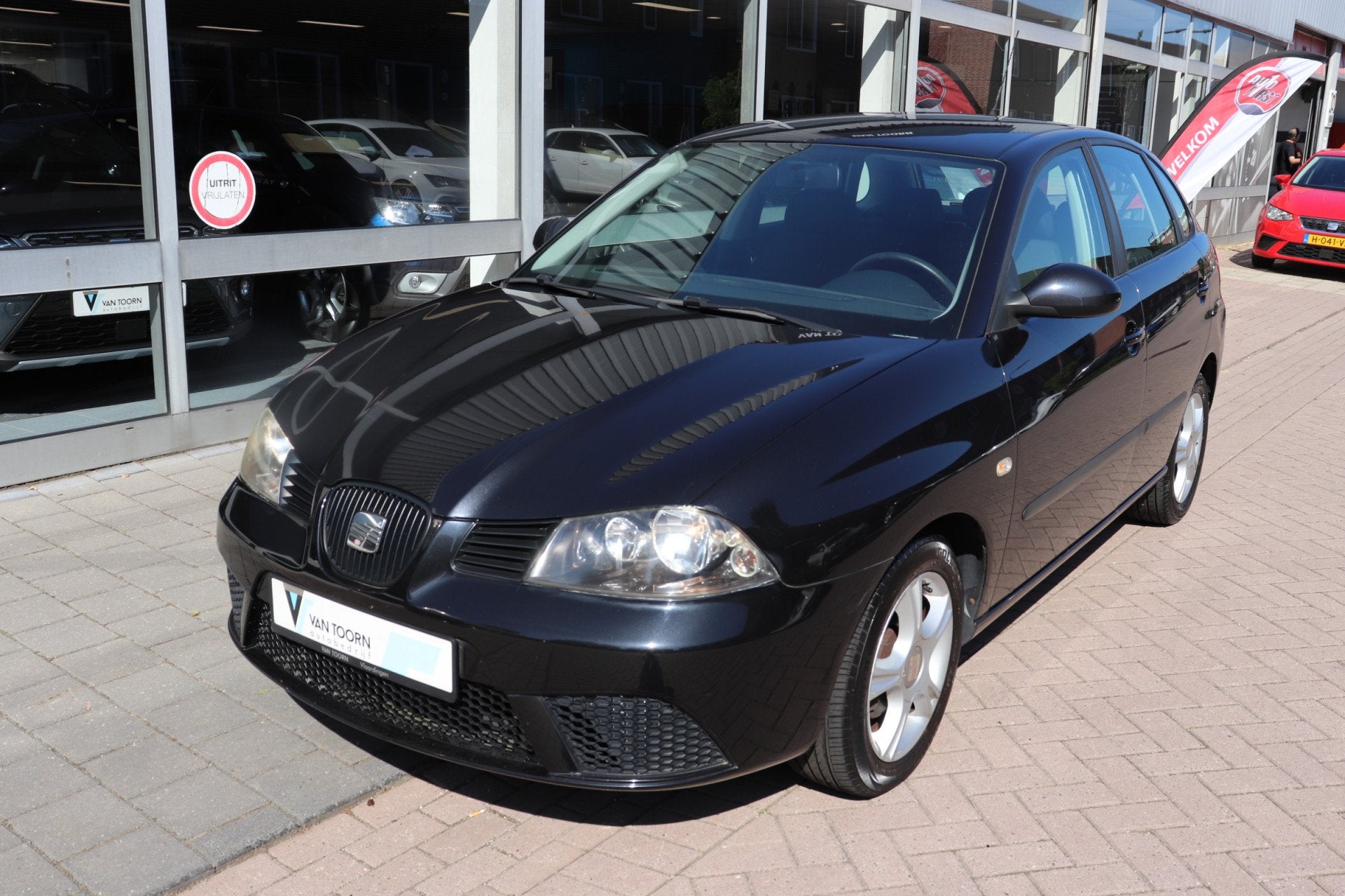 SEAT Ibiza 1.2-12V Trendstyle Airco! . (bj 2007), Auto's, Seat, 1027 kg, Stof, Zwart, 1198 cc