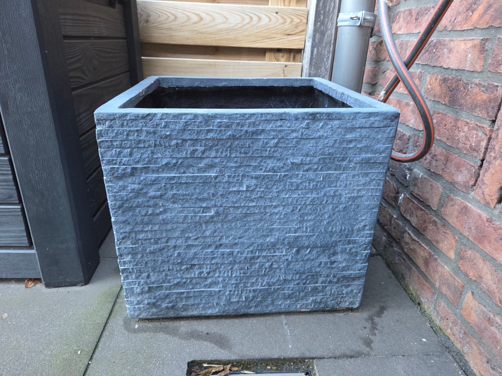 bloem bak/pot te koop, Ophalen, Steen, Minder dan 30 cm, Vierkant