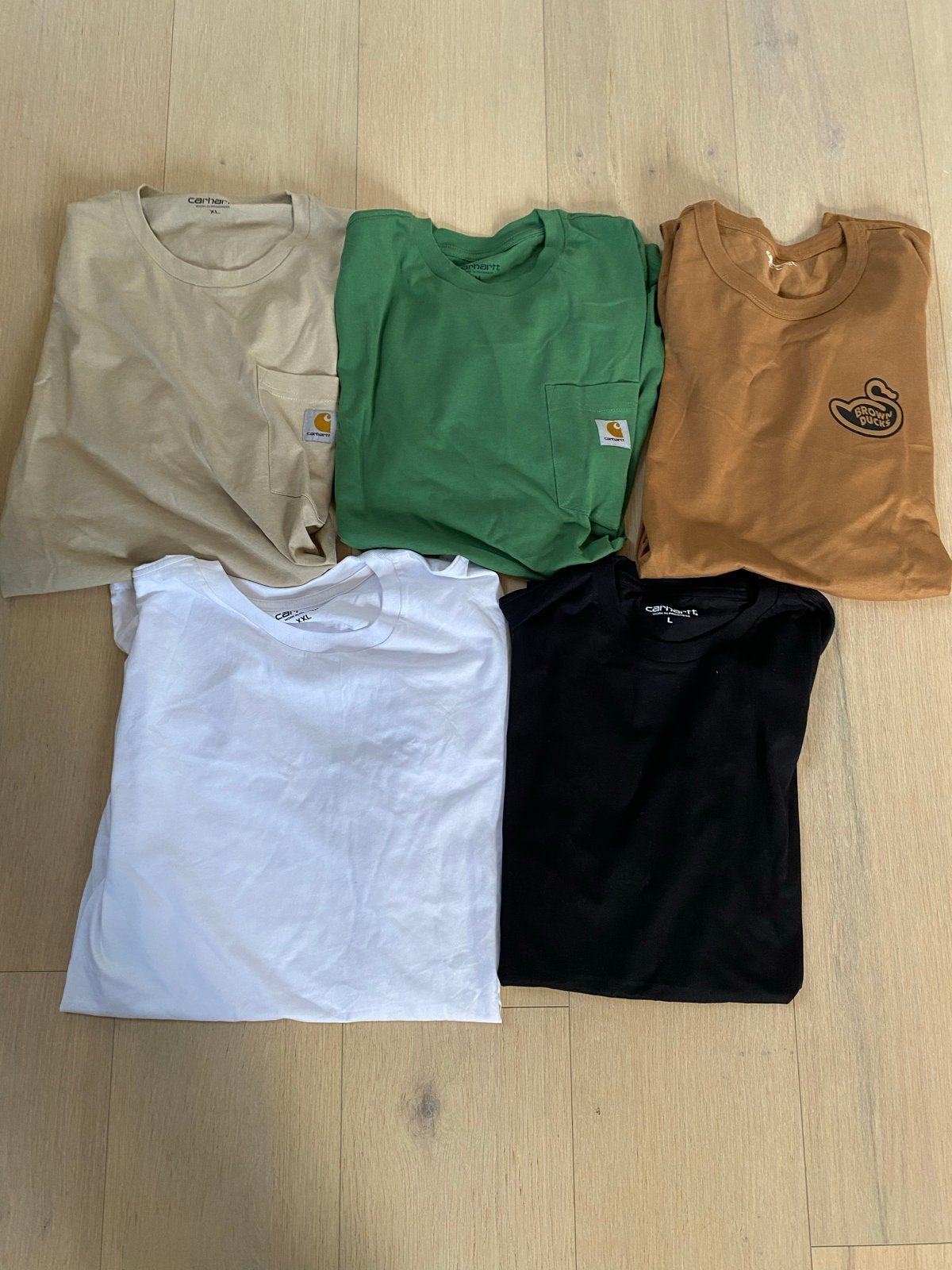 Carhartt WIP T-shirt Bundel (5 stuks) - Diverse maten, Ophalen of Verzenden, Zo goed als nieuw, Overige maten, Meerkleurig
