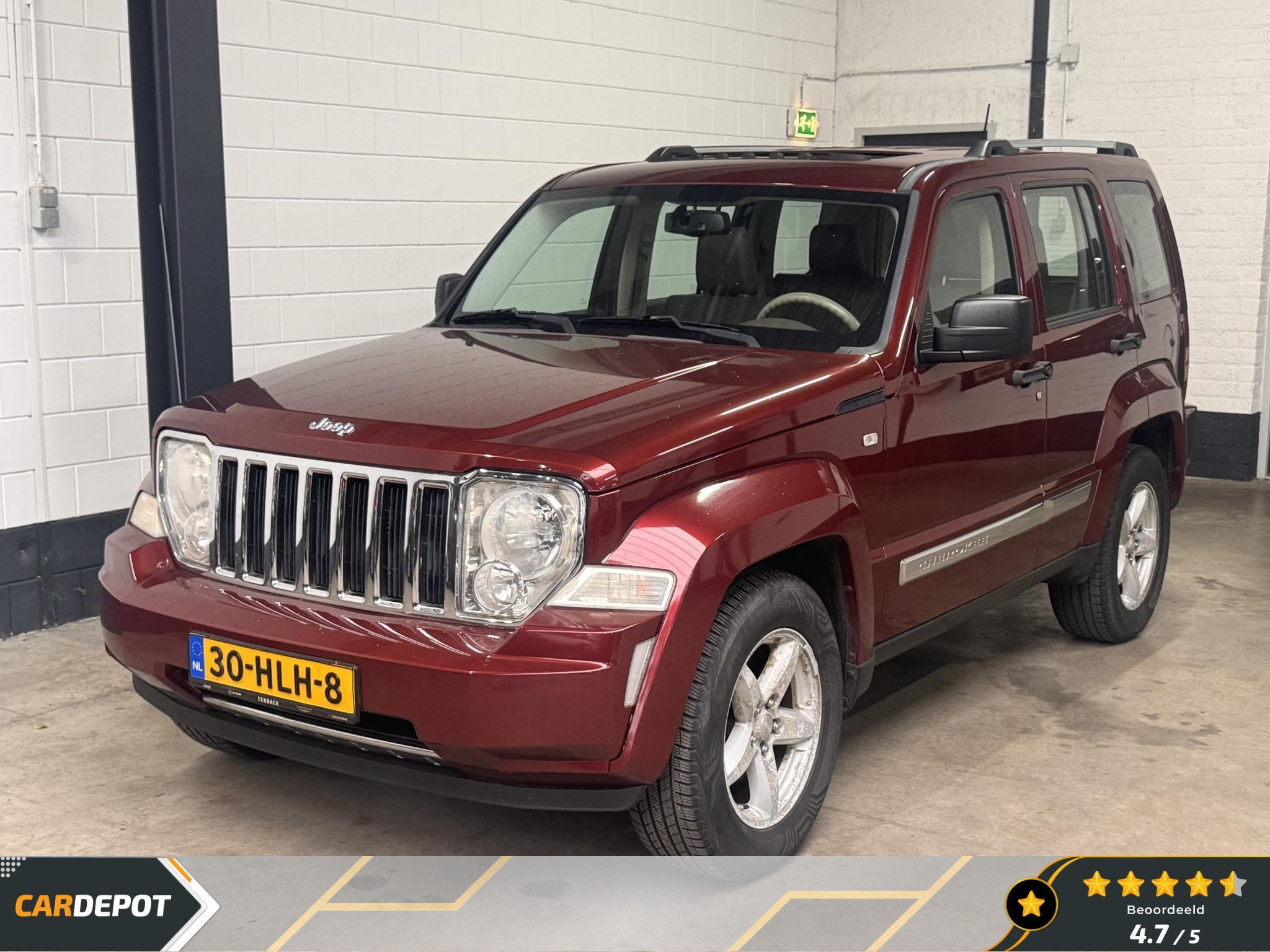 Jeep Cherokee 2.8 CRD Limited, Auto's, Automaat, Gebruikt, 4 cilinders, 241 €/maand