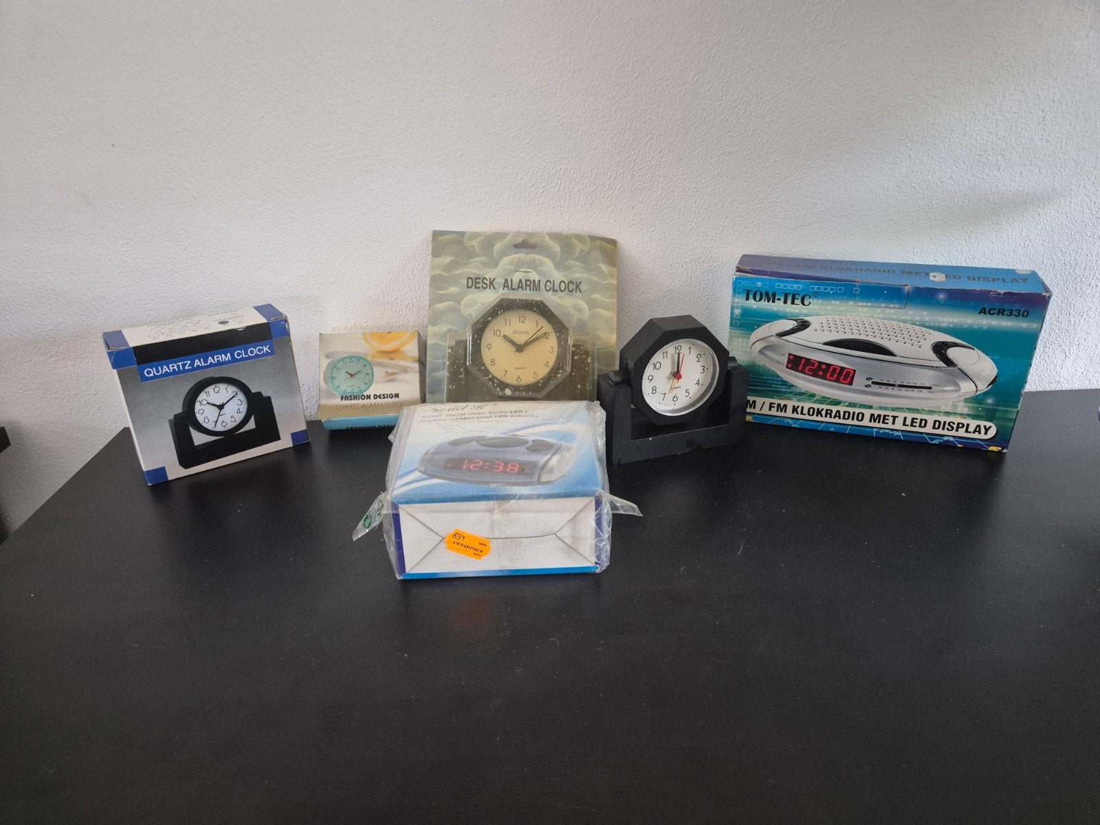 Diverse wekkers en klokken - Nieuw in doos, Ophalen of Verzenden, Nieuw