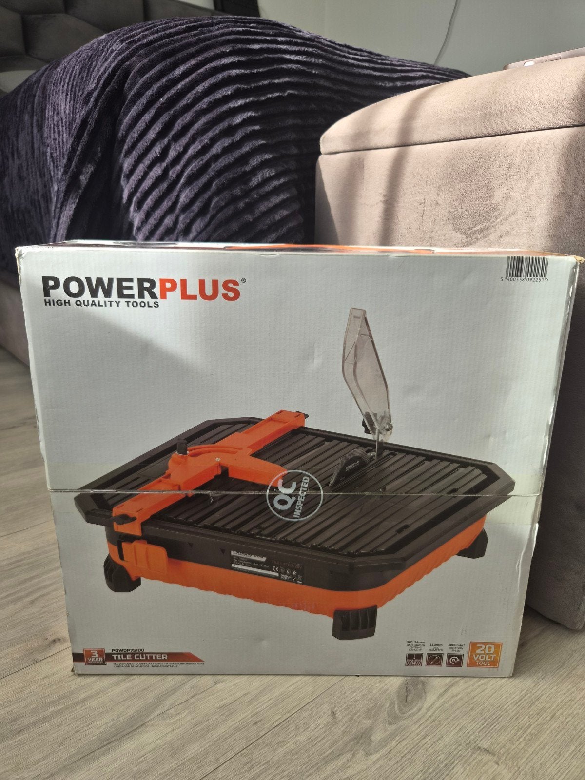 Powerplus POWDP75100 Tegelsnijder 20V (excl. accu), Ophalen, Overige typen, Nieuw, Powerplus