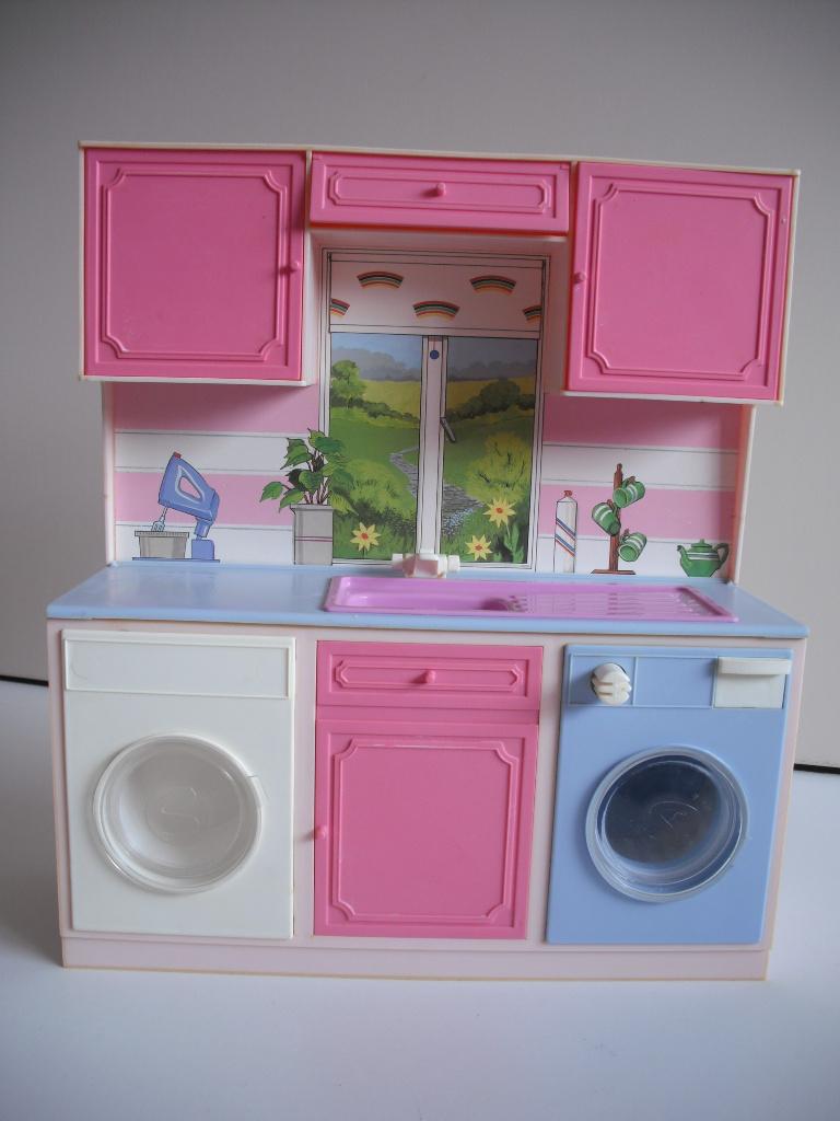 Vintage Barbie Keuken, Ophalen of Verzenden, Gebruikt, Accessoires