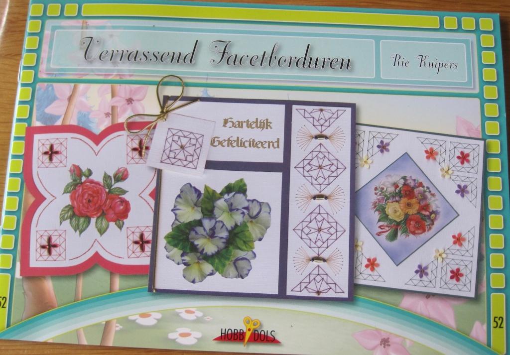 Rie Kuipers - Verrassend facetborduren op kaarten, Ophalen of Verzenden, Zo goed als nieuw, Borduren en Naaien, Ria Kuipers