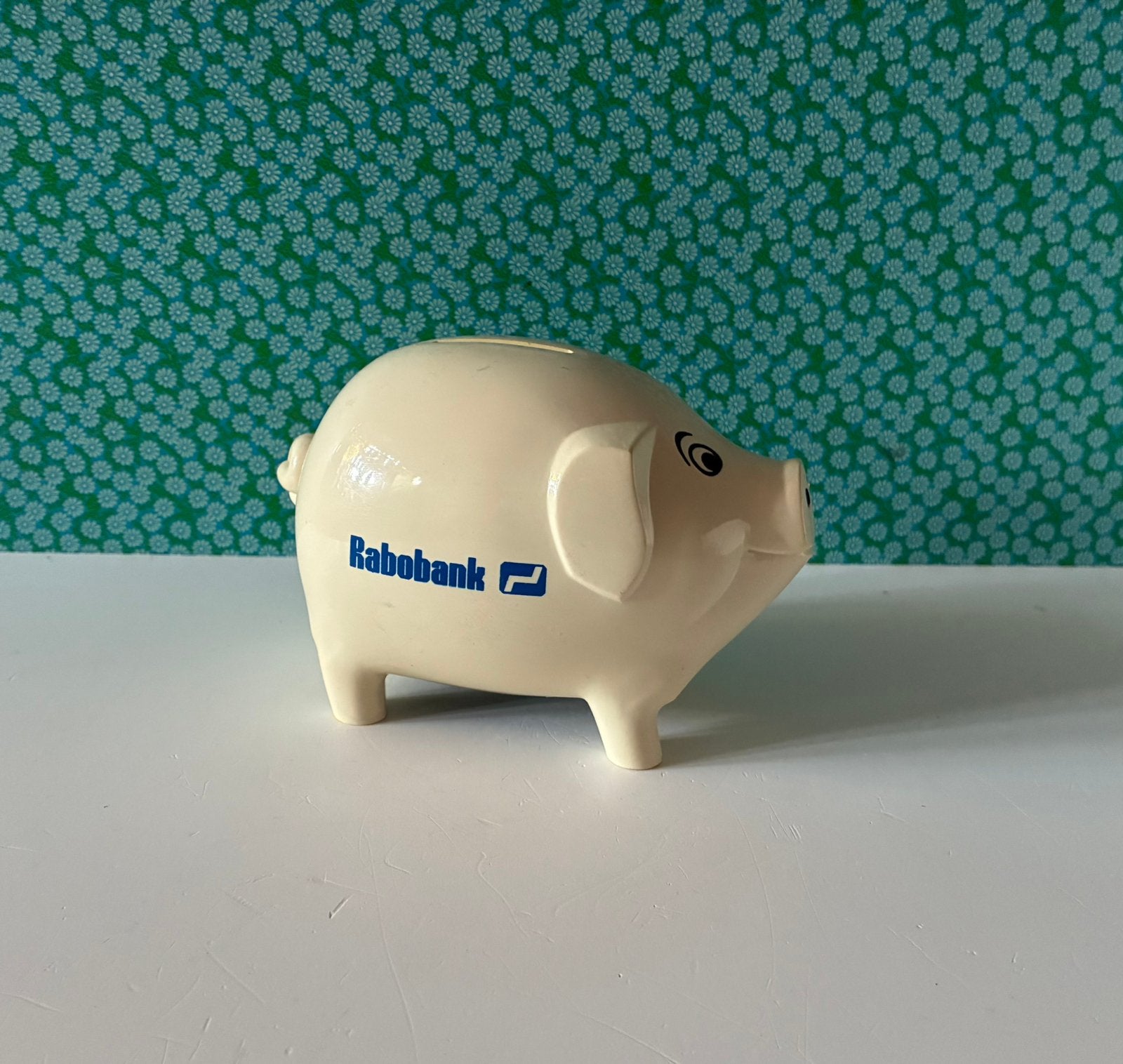 Spaarvarken Rabobank, Verzamelen, Spaarpotten, Kunststof, Gebruikt, Ophalen of Verzenden, Nvt