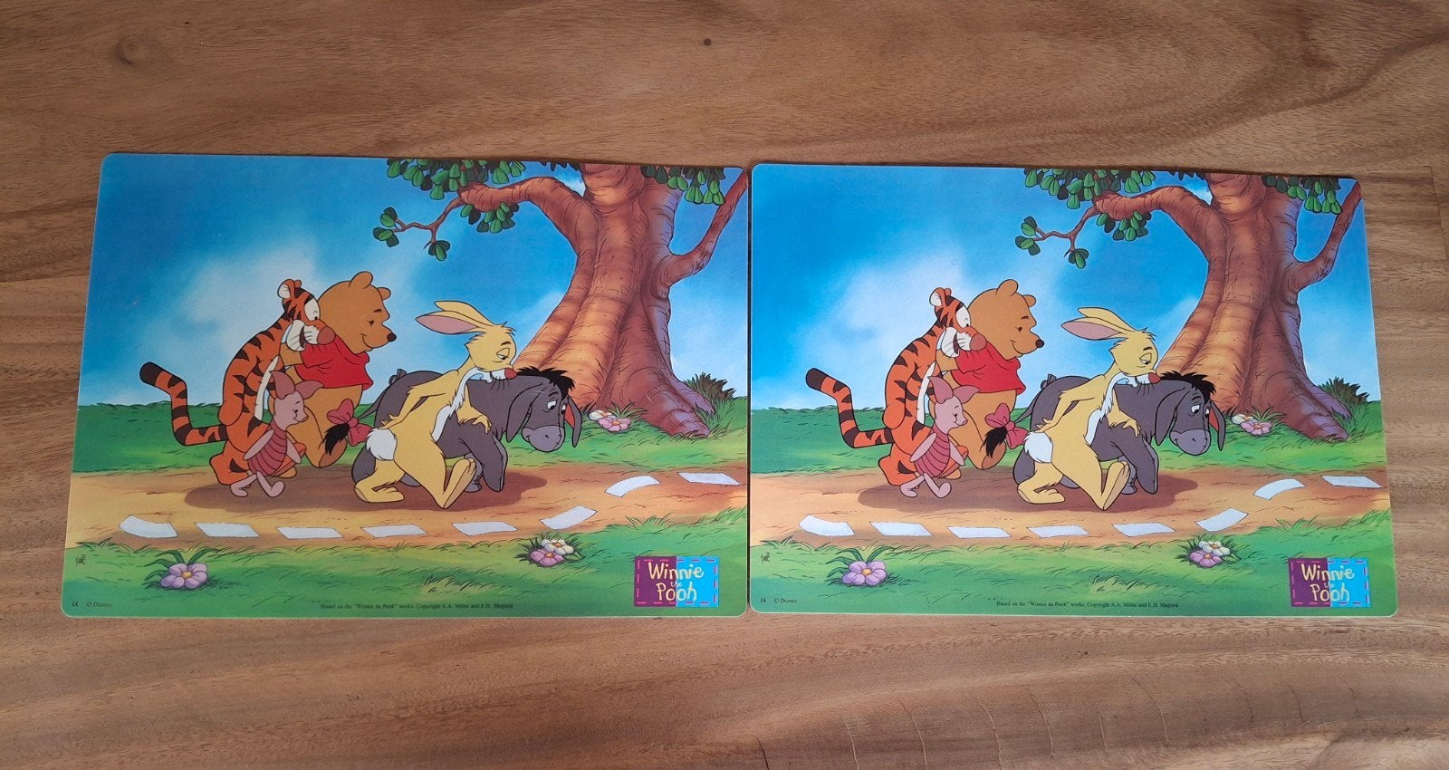 Winnie de Poeh placemats (2 stuks), Ophalen of Verzenden, Winnie de Poeh of vrienden, Nieuw, Overige typen