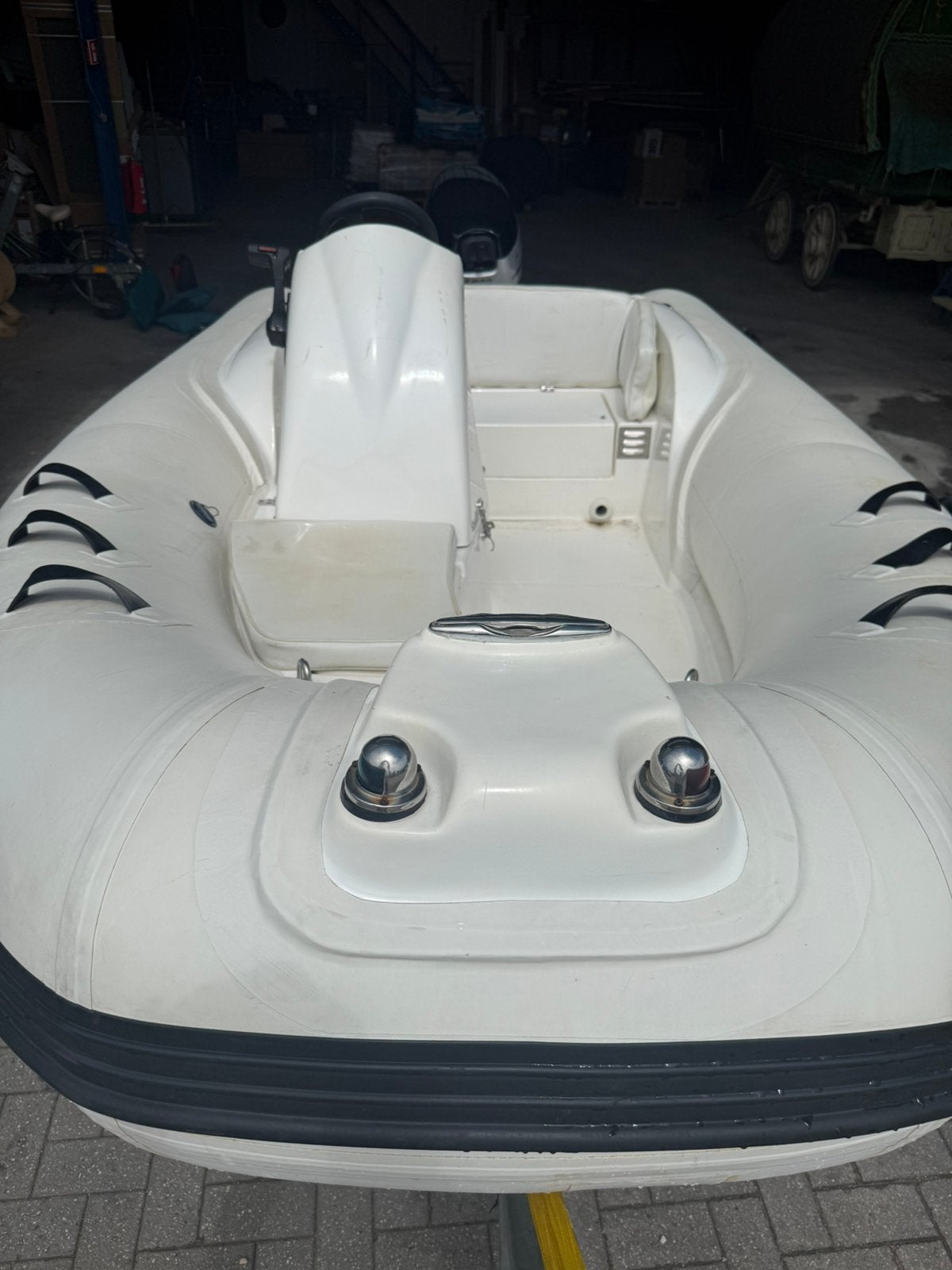 Royal ribs 360 s 15 pk viertakt incl trailer, Gebruikt, 15 pk, 3 m, Inclusief trailer