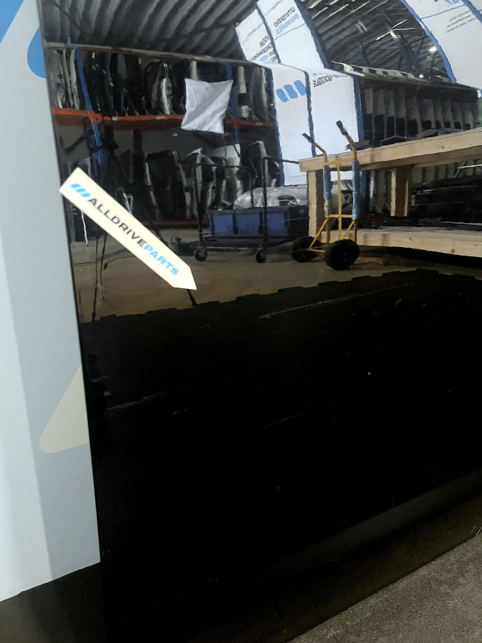 VW Transporter T6 schuifdeur rechts zwart LC9X 7E0843108BF, Gebruikt, -, Deur, -