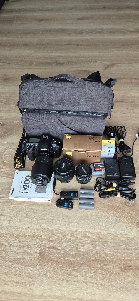 Nikon D200 - professionele digitale spiegelreflexcamera, Audio, Tv en Foto, Fotocamera's Digitaal, Gebruikt, Spiegelreflex, Verzenden