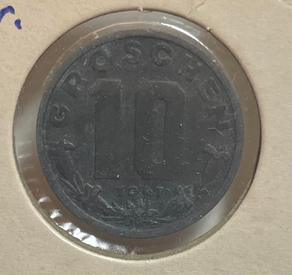 10 groschen Oostenrijk 1947, Ophalen of Verzenden, Oostenrijk