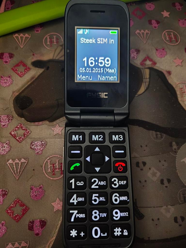 Fysic F20 Senioren Klaptelefoon - Gebruiksvriendelijk, Gebruikt, Geen camera, Inklapmodel, Ophalen of Verzenden