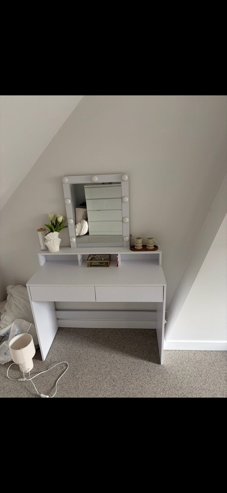 Make up tafek met ledlights wit met wit licht. Nieuwstaat, Ophalen of Verzenden, Zo goed als nieuw, 50 tot 100 cm, Minder dan 100 cm