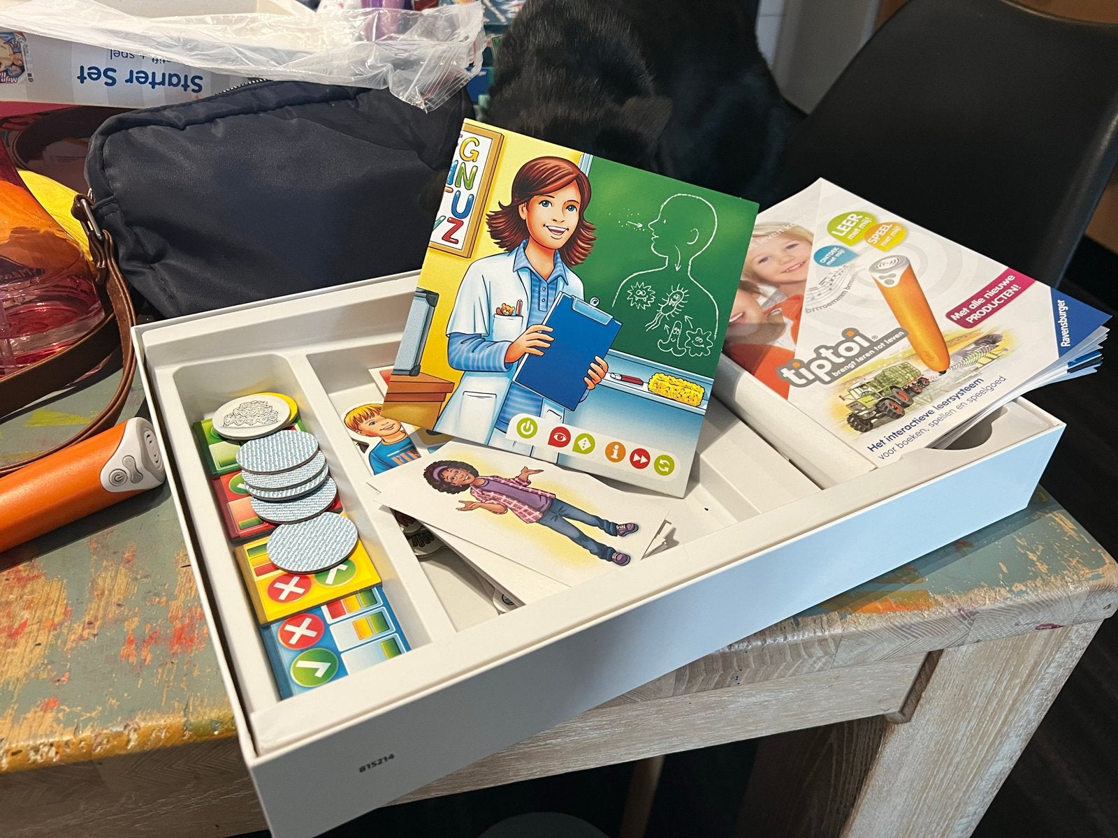 Tiptoi Starter Set Stift + Spel 'Mijn Lichaam' (4-7 jaar), Ophalen of Verzenden, Gebruikt, Ontdekken, Met geluid