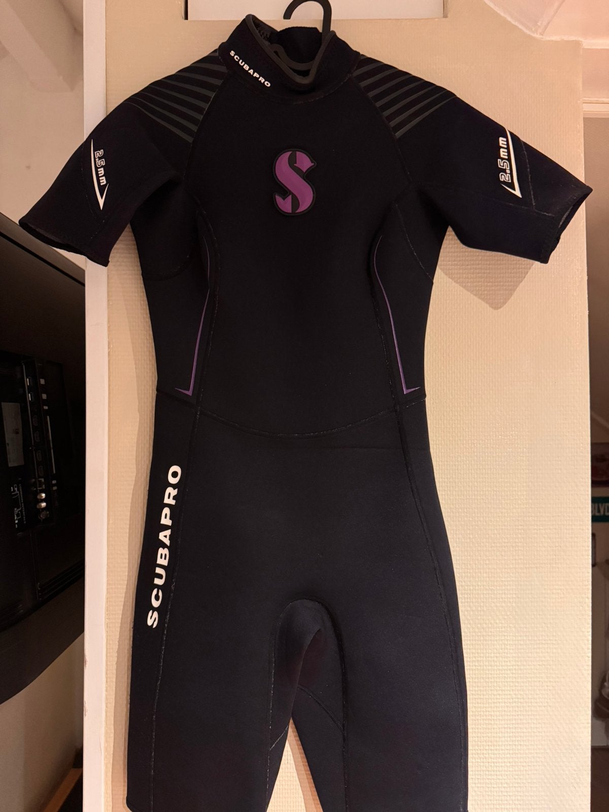 Scubapro shorty duikpak 2,5 mm – maat S wetsuit, Ophalen of Verzenden, Zo goed als nieuw, Duikpak