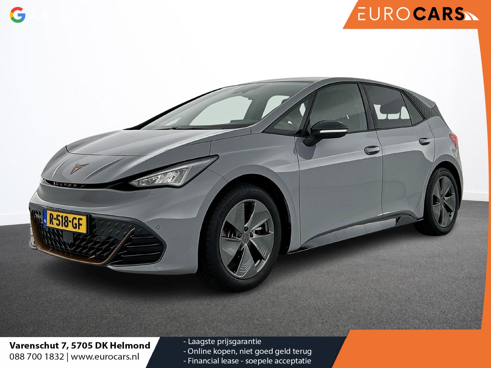 CUPRA Born Business 62 kWh Automaat | Demo! |Navigatie Apple, Auto's, Automaat, 34 min, Zwart, 375 min