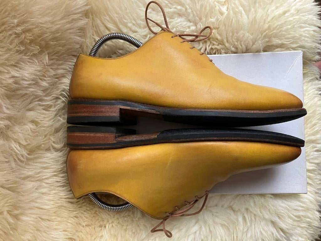 Handgemaakte Greve schoenen, Bruin, Ophalen of Verzenden, Zo goed als nieuw, Greve