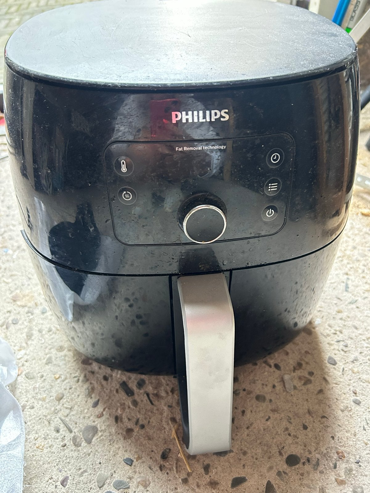 Philips XXL Airfryer HD9650/90 met grillplaat, Ophalen, Gebruikt, Airfryer XXL
