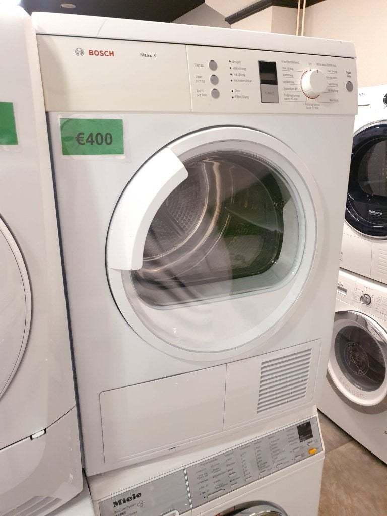 lucht afvoerdroger Bosch 8kg INC GARANTIE, Ophalen, Minder dan 85 cm, Luchtafvoer, Anti-kreukfase