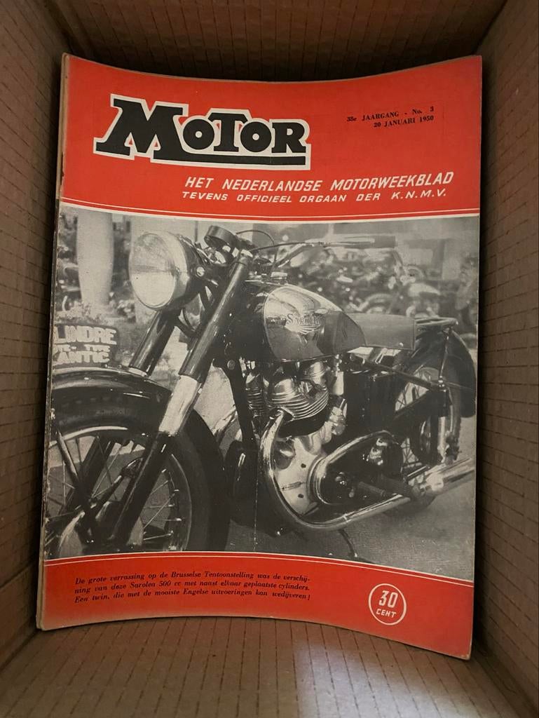 KNMV 25 jaargangen tijdschrift Motor (1946-1970) - Compleet, Boeken, Motoren, Ophalen, Zo goed als nieuw, Algemeen