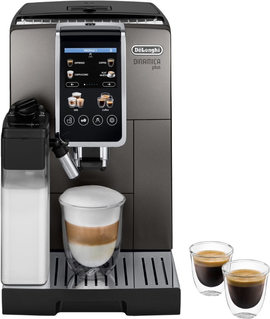 DeLonghi ECAM 380.95.TB espressomachine | NIEUW, Witgoed en Apparatuur, Afneembaar waterreservoir, Espresso apparaat, Nieuw, 2 tot 4 kopjes